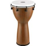 Meinl Percussion Djembe (alle weersomstandigheden) met synthetische schaal en kop, alpine serie - NIET GEMAAKT IN CHINA — 12 inch middelgrote mechanisch afgestemd, 2 JAAR GARANTIE (ADJ12-BW)