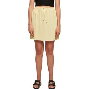 Urban Classics Dames dames geplooide mini rok rok, softgeel, M