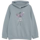 Sweatshirt - Capuchon - Katoen - Motiefprint - Pailletten