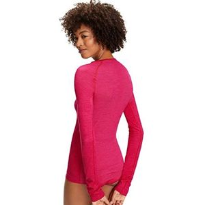 FALKE Wool-Tech Light Damesshirt met V-hals, functioneel shirt met lange mouwen, warme en koude temperaturen, functioneel ondergoed, ademend, temperatuurregulerend, geurremmende wol, functioneel