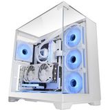 MC-VISION - Gaming Behuizing - Zwart - Gehard Glas - Dual-Chamber Structuur