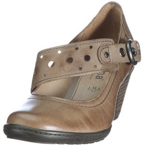 Jana Fashion Slipper voor dames, beige taupe, 39.5 EU X-Weit