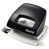 Leitz NeXXt 50380095 Kleine perforator, 16 vellen, aanslagrail met formaten, metaal, zwart