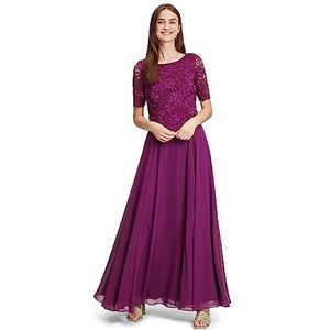 Vera Mont dames cocktailjurk met kant, Real Purple, 38