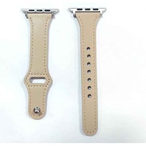 SUPERIXO Xin Leren horlogebandjes, compatibel met Apple Watch 42 mm, 44 mm, 45 mm, vervangende band voor smartwatch