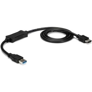 StarTech.com USB 3.0 naar eSATA HDD / SSD / ODD-Adapterkabel - 1 m eSATA Harde Schijf naar USB 3.0 Adapterkabel - SATA 6 Gbps (USB3S2ESATA3)
