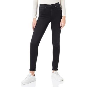 ONLY Onlpower-royal Hw Push Up Skinny DNM EXT Jeans voor dames, zwart denim, (L) W x 30L
