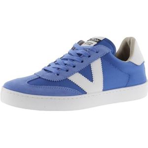 victoria Unisex Adults 1126193-MEN Low-Top VICTORIA NYLON LOW TENNIS BERLIN CICLISTA & SPLIT LEATHER PIECES & CONTRAST AZUL 44