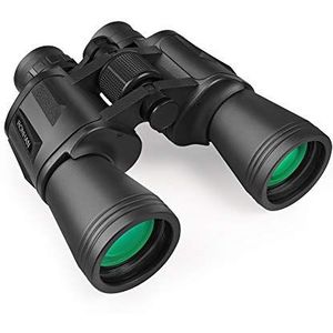 20 x 50 krachtige militaire verrekijker, compacte HD professionele/dagelijkse waterdichte verrekijker telescoop voor volwassenen vogels kijken reizen jacht voetbal - BAK4 prisma FMC-lens met behuizing