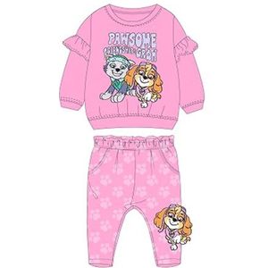 Disney PAW 51123045-S1-3M 2-delige set sweater + broek (3 tot 23 maanden), Paw Patrol, zacht en warm: sweatshirt + joggingbroek, gemengde print, voor meisjes en jongens, model PAW 51123045-S1-3M