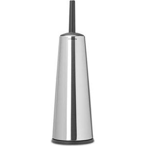 Brabantia Mindset Toiletborstel & Houder - Hygiënische Siliconen WC Borstel Mineral Infinite Grey