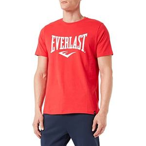 Everlast Heren T-Shirt Russell Sportshirt, rood, 2XL