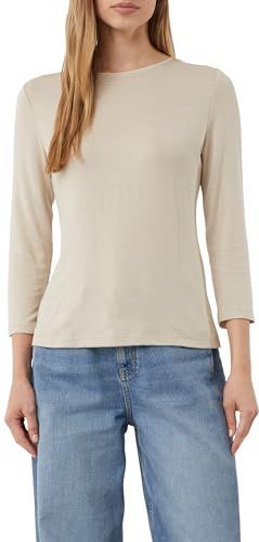 comma - T-Shirt - Slim-fit - Zacht - 3/4 Mouwen