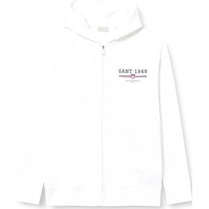 GANT Sweatvest  marine / vuurrood / wit