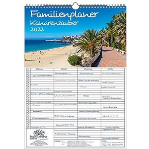 Seelenzauber Familieplanner - Canarische Eilanden Magie DIN A3 Kalender Voor 2022