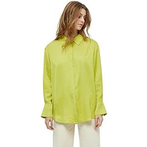 Minus Kamia Oversized Shirt | Groene Dames Tops | Lente Shirt Dames | Maat 12