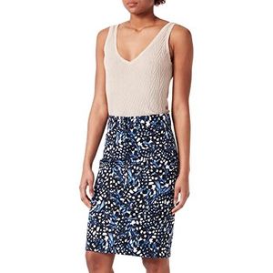 GERRY WEBER Edition Dames 811022-66265 rok, blauw print, 48, Blauw opdruk, 48