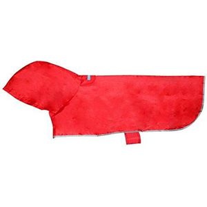 RC Huisdier producten Verpakbare hond regen Poncho, Crimson, Medium, Karmozijnrood