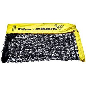 Wilson Tennisnet, Minions Thema, 5,5 m lang, Incl. draagtas, Nylon, Geel