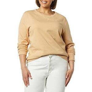 Amazon Essentials Fleece Trui met Ronde Hals (Verkrijgbaar in Grote Maten) Dames, Licht Camel, XS