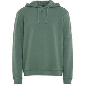 camel active Heren 409415/1W02 Capuchontrui, Bottle Green, M, flesgroen, M