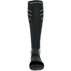 UYN Run Compression Onepiece 0.0 Hardloopkous, voor heren, grijs/lime, eenheidsmaat