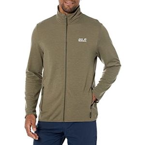 Jack Wolfskin Heren Jwp Midlayer Fleece Jacket, Grape Leaf, M