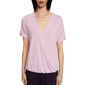 ESPRIT Collection Wikkel-T-shirt, lavendel, L