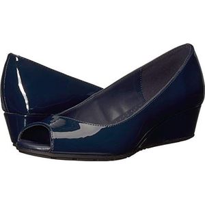 Bandolino Candra Pump voor dames, Navy Patent, 41 EU