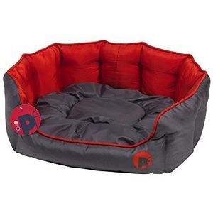 Petface Waterdicht Oxford Hond Luxe Ovaal Hondenbed, Rood, X-Large