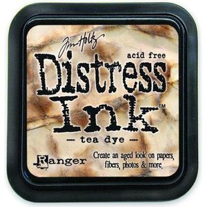 Ranger 268118 Tim Holtz Distress Ink Pad, Tea Dye, 7,5 x 7,5 x 4 cm