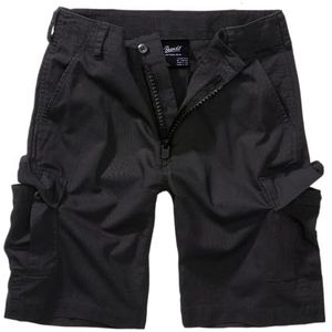 Brandit Unisex Kids BDU Ripstop Shorts Cargos, zwart, 12
