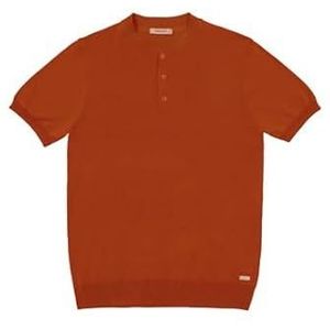 GIANNI LUPO Heren T-shirt van jersey GL509S-S24, Roest, 3XL