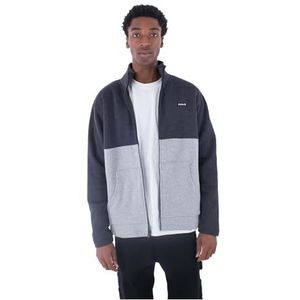 Hurley Alps Block Crew Sweatshirt voor heren, Heather Black, S
