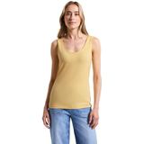 Street One Dames Basis top in Geel, in size: 44