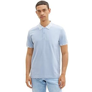 TOM TAILOR Heren 1036556 Poloshirt, 26320-Stonington Blue, XL, 26320 - Stonington Blauw, XL