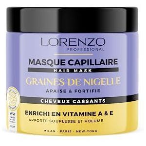 Lorenzo Professional - Haarmasker - Nigella-zaadolie - 500 ml