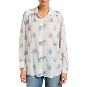 Blouse - Geweven - Lange Mouwen - Katoen/Modal - Relaxed Fit