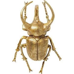 Kare Design wandsieraad Atlas Beetle goud, decoratief object kever, wanddecoratie kever goud, (H/B/D) 35,5 x 26 x 15 cm