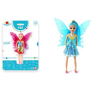 FLYPOP'S - Fee - Speelgoed voor Kinderen - 070802LIN - Willekeurige Kleur - Plastic - Pop - Pop - Gearticuleerd - 15 cm x 3 cm - Vanaf 3 jaar