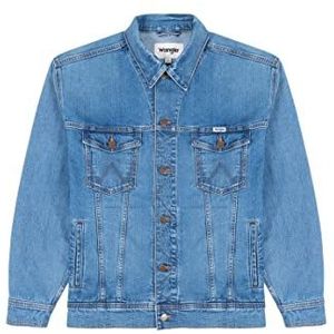 Wrangler Anti-fit denim jas voor heren, Blue Eyes Blue, S