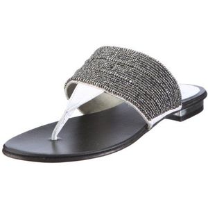 Bronx Alys 37 Black voetplaat 83784-A1 damessandalen/fashion sandalen, wit, wit, 37 EU