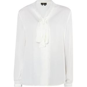 threezy dames slippenblouse, wolwit, L