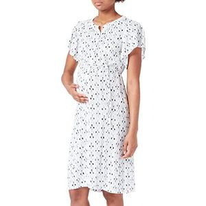 Noppies Maternity damesjurk Doral verpleegkundige korte mouwen all-over print jurk, Jet Stream-P638, S, Jet Stream - P638, 36