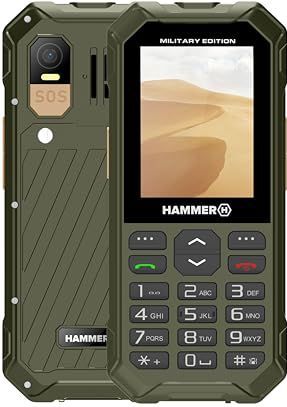 Hammer - 6 LTE Military Edition - Toestel - IP68 - 2,4 inch Scherm - 2500 mAh Accu