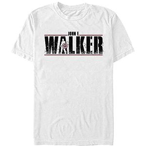 Marvel The Falcon and the Winter Soldier - Walker Painted Unisex Crew neck T-Shirt White L