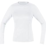 GORE WEAR - Women Base Layer Thermo Long Sleeve Shirt - Wit - Thermo-stretch-materiaal