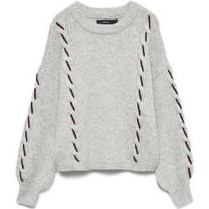 Vmilina - Gebreide Pullover - O-hals - Lange Mouwen - Loose Fit