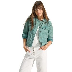 CECIL Dames B212206 jeansjack, Adriatic Green, Regular, Adriatic Green, One Size