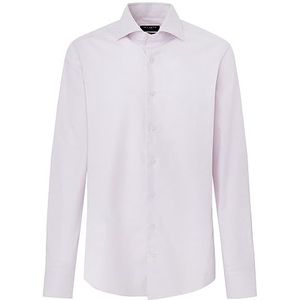 Hackett London Houndstooth Dobby Shirt voor heren, Roze (Roze/Wit), 38